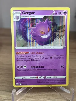 Pokemon Card TCG Gengar Reverse Holo 085/202 Sword and Shield Base Set 2020 - Image 5