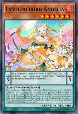 LaSolfachord Angelia - ANGU-EN019 Super Rare | Yu-Gi-Oh! Card - Image 1