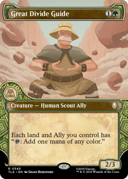x1 Great Divide Guide - Foil - Showcase R MTG Avatar: The Last Airbender M/NM, E - Image 1