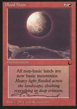 Blood Moon (The Dark) NM Regular SIGNED - Image 1