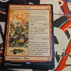 Magic: The Gathering Alchemist's Talent Rare Red Enchantment Commander Bloombur… - Image 1