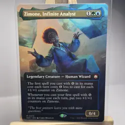 Zimone, Infinite Analyst (Borderless) Commander: Secrets of Strixhaven Regular - Image 1