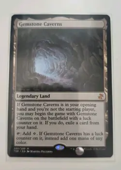 Magic the Gathering MTG - Gemstone Caverns - Time Spiral Remastered - NM - Image 1