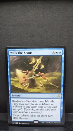 Walk the Aeons Time Spiral NM Blue Rare MAGIC THE GATHERING MTG - Image 1