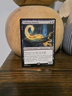 1x Enduring Tenacity NM - Duskmourn: House of Horror Magic Rare Enchantment MTG - Image 1