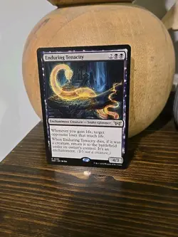 1x Enduring Tenacity NM - Duskmourn: House of Horror Magic Rare Enchantment MTG - Image 2