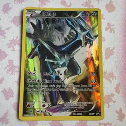 Dialga XY77 XY PROMO RARE HOLO Pokemon Card FULL ART LP - Image 2