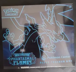 Pokemon TCG Phantasmal Flames Pokemon Center Exclusive ETB Elite Trainer Box - Image 1