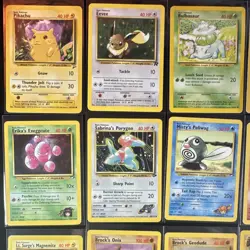 BIG Pokemon Vintage Lot 24 Cards Gym Challenge Base Team Rocket - Image 3