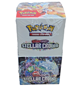 Stellar Crown Half Booster Box Pokemon Sealed Packs TCG BB Set Scarlet & Violet - Image 1