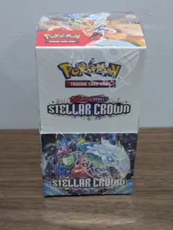 Stellar Crown Half Booster Box Pokemon Sealed Packs TCG BB Set Scarlet & Violet - Image 2