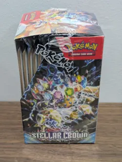 Stellar Crown Half Booster Box Pokemon Sealed Packs TCG BB Set Scarlet & Violet - Image 3