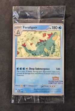 2024 Pokemon Illustration Contest Sealed Promos Feraligatr Pikachu Toxtricity - Image 1