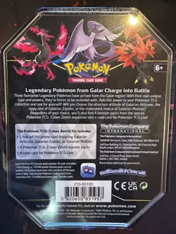 Pokemon TCG 2023 Crown Zenith Galarian Articuno Tin SEALED - Image 2
