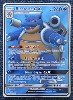 Blastoise GX - SM189 Holo Promo Sun & Moon Promo Pokemon Holo NM/LP - Image 1