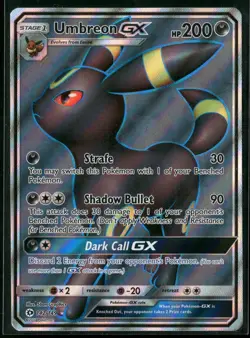 2017 Pokemon Sun & Moon Umbreon GX 142/149 Full Art Ultra Rare NM - Image 1