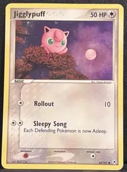 Jigglypuff 63/101 -- Pokemon Hidden Legends Common -- Moderately Played - Image 1
