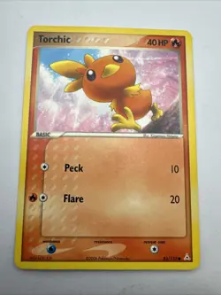 Torchic 83/110 - Common Holon Phantoms - Pokemon TCG - Image 1