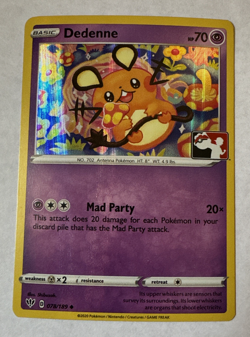 Dedenne 078/189 Pokemon Prize Pack Variant Darkness Ablaze Line Holo NM - Image 1