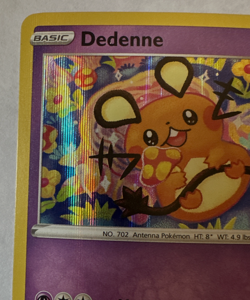Dedenne 078/189 Pokemon Prize Pack Variant Darkness Ablaze Line Holo NM - Image 2