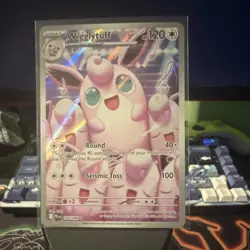 The Pokemon Company Wigglytuff 105/094 Paldean Fates Hyper Rare Holo English - Image 1