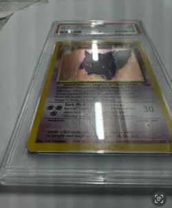 1999 POKEMON FOSSIL #5 GENGAR-HOLO PSA 7 - Image 4