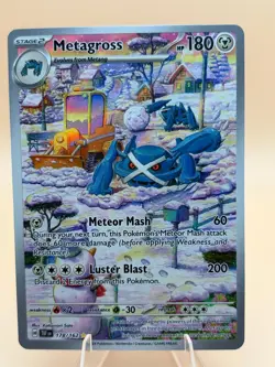 Metagross 178/162 Illustration Rare Temporal Forces Pokemon Near Mint - Image 1