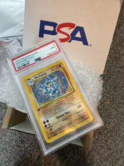 1999 Pokemon Game Machamp Holo 1st Edition #8 PSA 9 MINT - Image 2