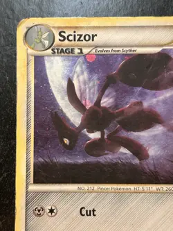 Scizor 7/90 HP-DMG Holo Rare HGSS Undaunted 2010 Pokemon TCG - Image 3