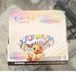 Pokemon TCG Prismatic Evolutions Elite Trainer Box English 2025 Eevee - Image 1