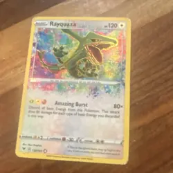 Pokemon Rayquaza Amazing Rare Holo 138/185 Vivid Voltage EN 120HP Amazing Burst - Image 4