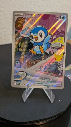 Pokemon Piplup 042 - First Partners Promo - Full Art Holo - Mint - Image 1