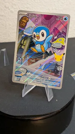 Pokemon Piplup 042 - First Partners Promo - Full Art Holo - Mint - Image 3