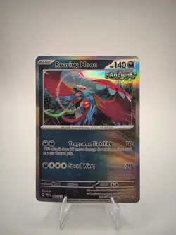 Pokemon TCG Roaring Moon Rare Holo- Prismatic Evolutions, Near Mint - Image 1