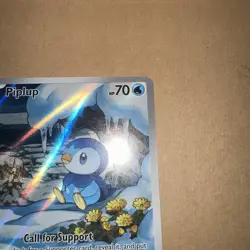 Pokemon TCG Phantasmal Flames Piplup 098/094 Illustration Rare NM - Image 4