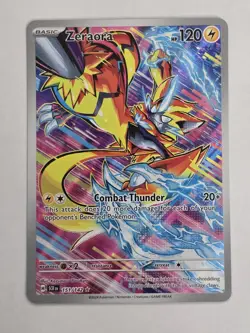 Pokemon Zeraora 151/142 Stellar Crown Illustration Rare NM+ - Image 1