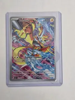 Pokemon Zeraora 151/142 Stellar Crown Illustration Rare NM+ - Image 3