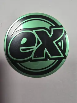 POKEMON TCG LEAGUE BATTLE DECK GREEN JUMBO COIN - EX - Image 1