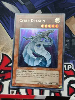 Yugioh Cyber Dragon CRV-EN015 1st Edition Ultimate Rare VLP - Image 2