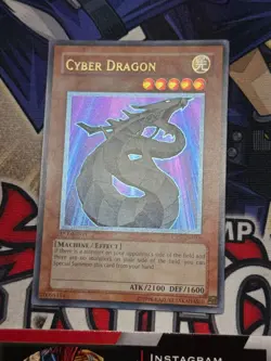 Yugioh Cyber Dragon CRV-EN015 1st Edition Ultimate Rare VLP - Image 3