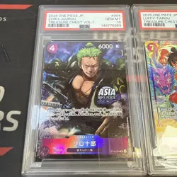PSA10 One Piece Japanese Nami Luffy Zoro TREASURE CHEST VOL.1 Sequential set - Image 2