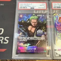 PSA10 One Piece Japanese Nami Luffy Zoro TREASURE CHEST VOL.1 Sequential set - Image 2