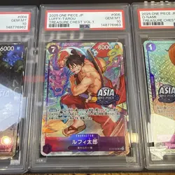 PSA10 One Piece Japanese Nami Luffy Zoro TREASURE CHEST VOL.1 Sequential set - Image 3