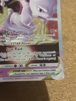 Mewtwo V Star 031/078 Holo Rara Set Pokemon Go Pokemon English Card Excellent - Image 4