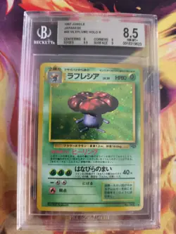 Pokemon Card Giflor Vileplume Jungle Dschungel Holo Japanese BGS Beckett 8.5 + - Image 2