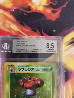 Pokemon Card Giflor Vileplume Jungle Dschungel Holo Japanese BGS Beckett 8.5 + - Image 4