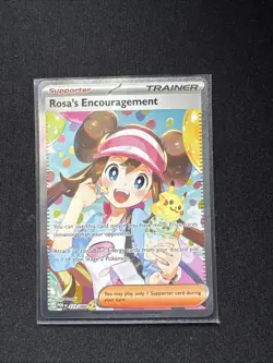 Pokemon Card TCG Rosas Encouragement SR 123/088 Near Mint - Image 1