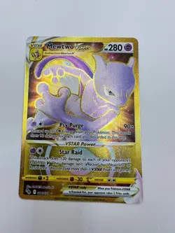 Pokemon Karte TCG Mewtwo VSTAR 086/078 Pokemon Go Holo Rare Fullart Englisch NM - Image 2