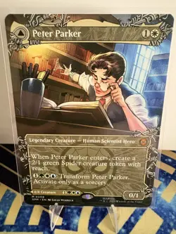 MTG Peter Parker (0208) (Borderless) Marvel's Spider-Man Regular - Image 1