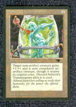 ASHNOD'S TRANSMOGRANT uncommon 1994 ANTIQUITIES MTG Unplayed LP - Image 1